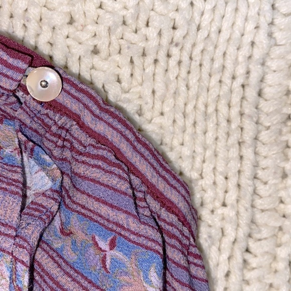 Veronica Beard blue tiani floral drawstring dress in cornflower size 8 - Picture 8 of 14